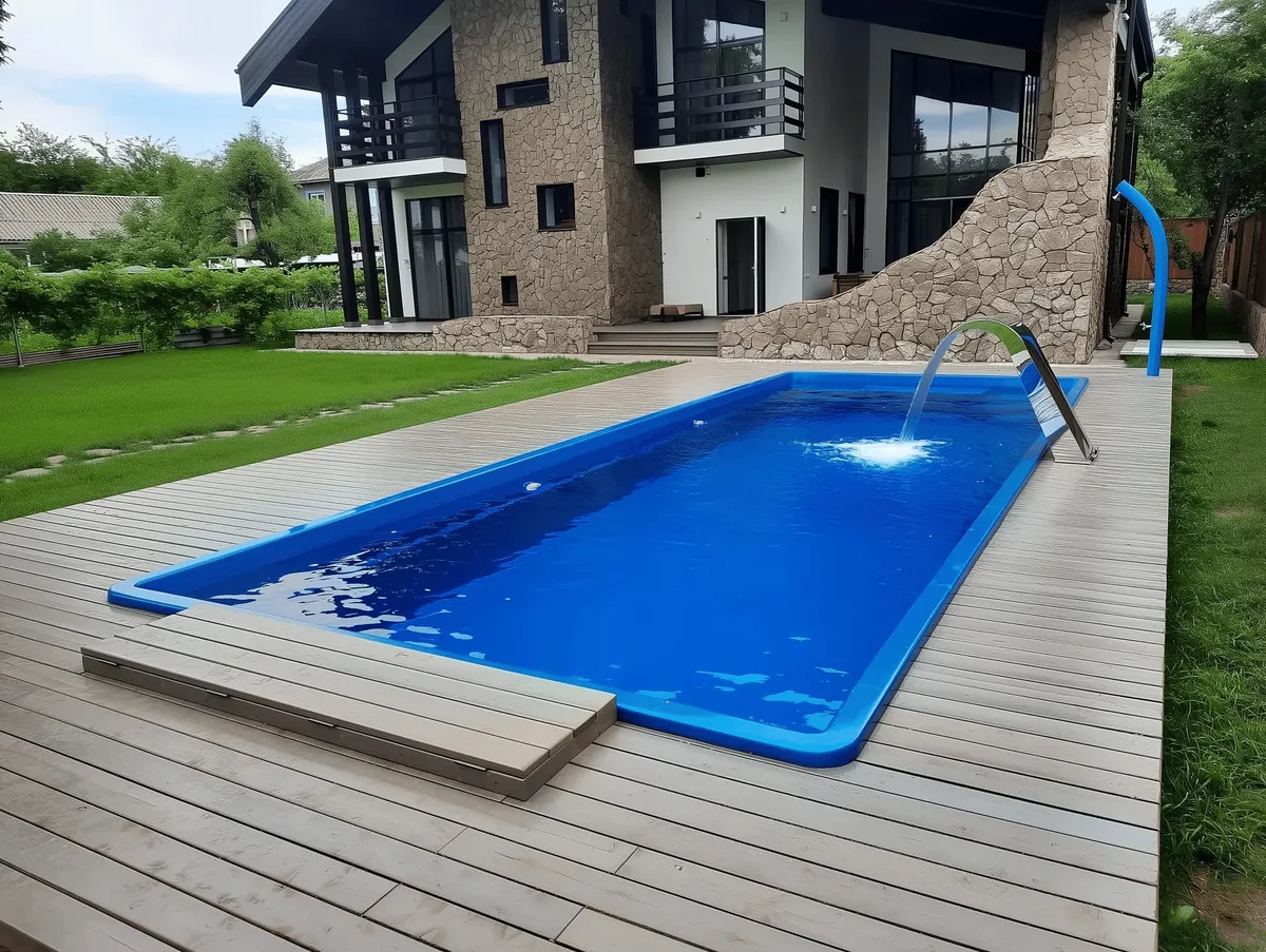 Композитный бассейн Laguna 9 — вид сверху в Казани