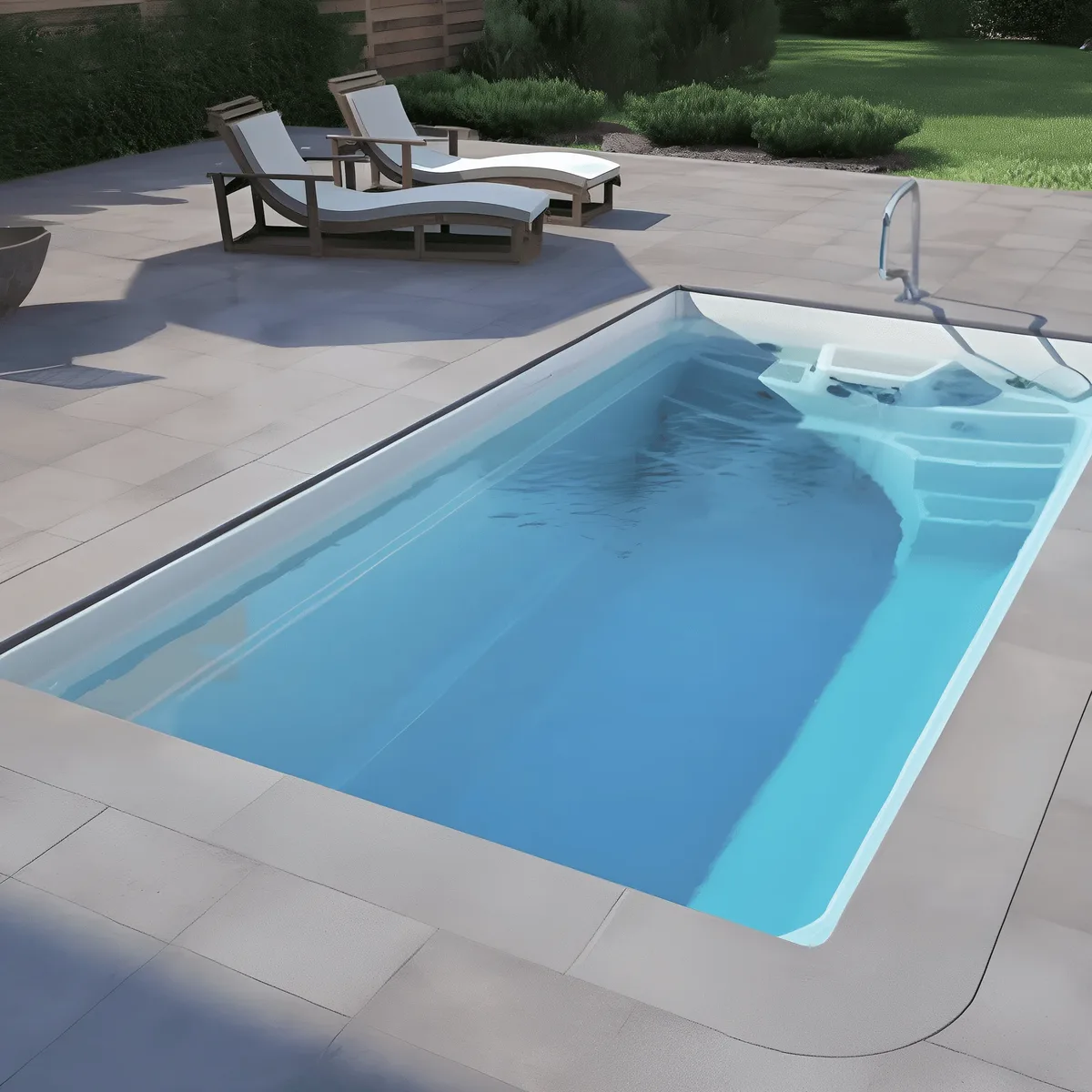 Композитный бассейн Laguna 5 — вид сверху в Казани