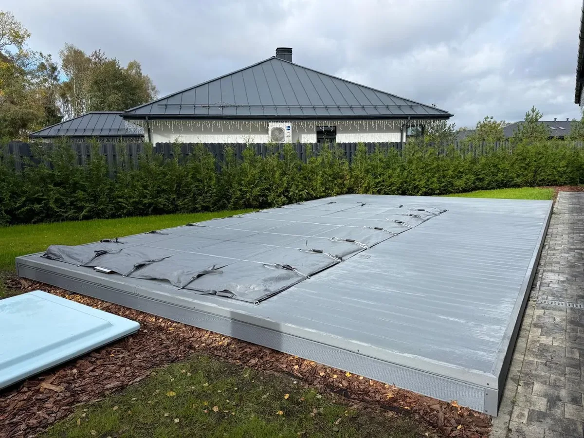 Покрывало Laguna Cover Mesh — установка в Казани