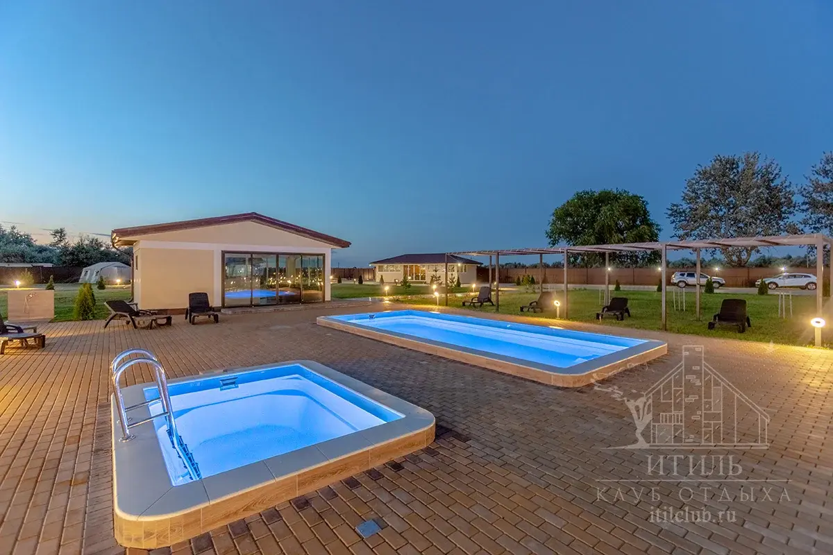 Композитная купель Laguna 3 — установка в Казани